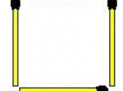 Складна головоломка із сірниками: зробіть 6 квадратів