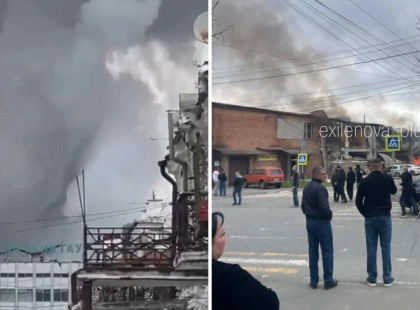 У російському Владикавказі прогримів вибух: піднявся стовп диму.