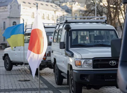 Японія передасть Україні 66 одиниць техніки для прифронтових областей