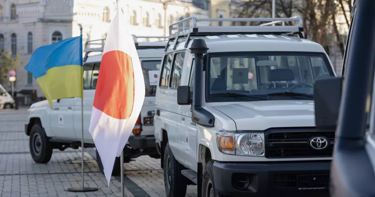 Японія передасть Україні 66 одиниць техніки для прифронтових областей