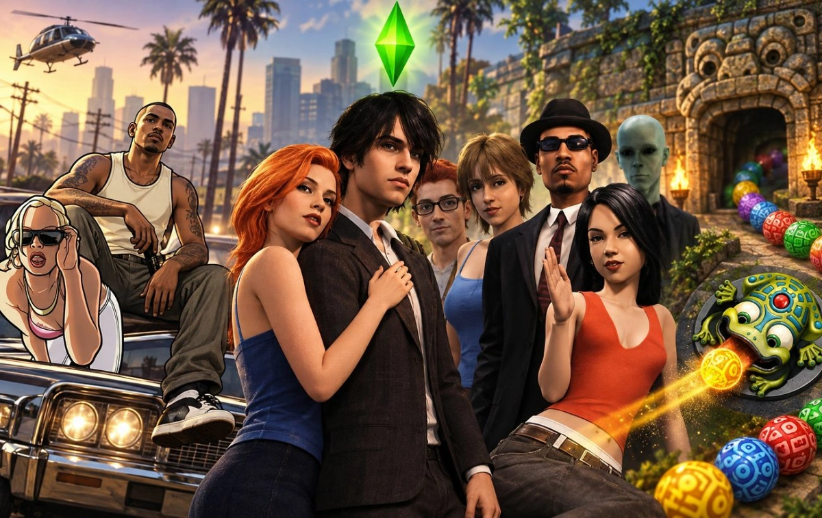 Від Zuma до GTA: San Andreas: ігри 2000-х, які стали культовими