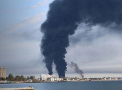 Пожежа у Феодосії: нафтовий термінал горить вже другу добу