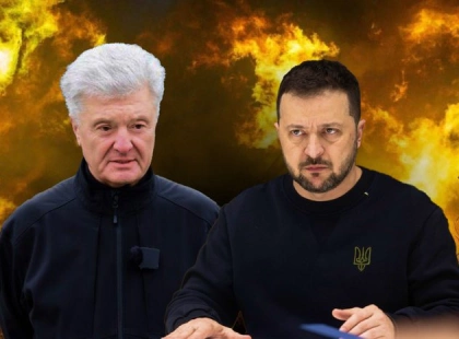 Зустріч Порошенка й Зеленського була напруженою: п'ятий президент приніс роздруківки з «фотожабами»
