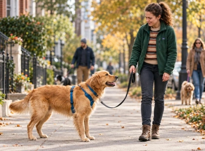 Собака тягне повідець і гавкає: 5 помилок господарів