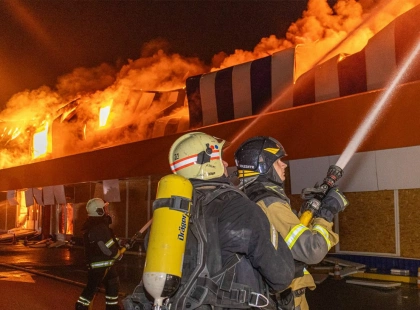 У Харкові після третьої атаки за два місяці знищено останній «Епіцентр»