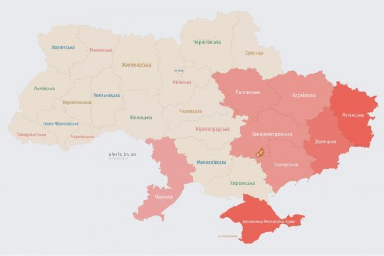 Частина України почервоніла від повітряної тривоги: названа причина (GlavPost)